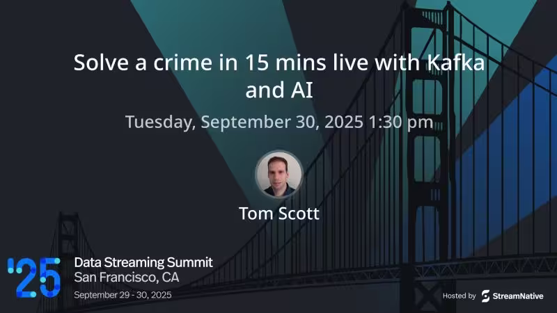 Vibe Coding for Data at Data Streaming Summit San Francisco